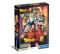 Clementoni - Dragonball Dragonball-1000 pièces, Affiche Incluse, Anime, Manga, Puzzle Super-héros, Amusement pour Adultes, fabriqué en Italie, 39919, Multicolore