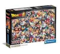 Clementoni - Dragonball Impossible Dragon Ball-1000 Pièces, Affiche Inclus, Puzzle Difficile, Fun pour Adultes, Made in Italy, 39918, Multicolore