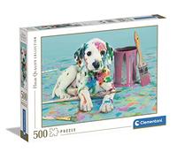Clementoni - Drôle de Dalmatien - Puzzle de 500 Pièces - Jeu de Patience et de Réflexion - Format Paysage - Image Net - 49 x 36 Cm - À Partir de 10 Ans