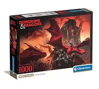 Clementoni - Dungeons & Dragons Dragons-1000 Pièces-Puzzle, Affiche Inclus, Amusement pour Adultes, Made in Italy, 39914, Multicolore