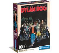 Clementoni Dylan Dog Puzzle 1000 pièces adulte - Puzzle adulte en 70 x 50 cm - Puzzle adulte sophistiqué de Clementoni 39818