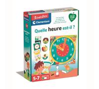 Clementoni Education - 52590 - PlayForFuture - Quelle Heure Est-Il ? - Jeu Educatif avec Diverses Activités liées à la Lecture de l'Heure pour Enfants de 5 à 7 Ans -