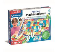 Clementoni Education - 52594 - Montessori - Mission Mathématiques - Jeu Educatif avec Diverses Activités liées à l'Arithmétique pour Enfants de 6 à 10 Ans - Dév. Personnel -
