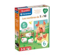 Clementoni Education - 52595 - PlayForFuture - Les Nombres de 1 à 10 - Jeu Educatif avec Diverses Activités liées aux Compatge de 1 à 10 pour Enfants de 3 à 5 Ans -