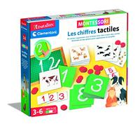 Clementoni Education - 52616 - Montessori - Les Chiffres Tactiles - Jeu Educatif avec Diverses Activités liées au Comptage pour Enfants de 3 à 6 Ans - Développement Personnel -