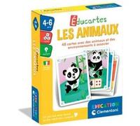 Clementoni Education - Animals - Educards - jeu de cartes, jeu éducatif G