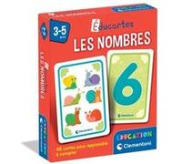 Clementoni Education - Numbers - Educards - jeu de cartes, jeu éducatif G