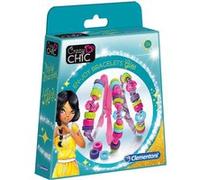 Clementoni Kit de création de bracelets Crazy Chic Jewels 18534 – Perles scintillantes pour enfant
