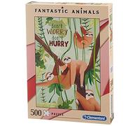 Clementoni - Fantastic Animals - Sloth - 500 pièces - 35068 Multicolore