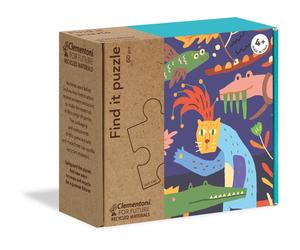 Clementoni Find it puzzle - Bungle in the jungle Jeu de puzzle 33 pièce(s) Animaux