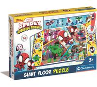 Clementoni Floor Puzzle avec stylo interactif Spidey 24 pièces
