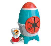 Clementoni - Fusée Sensorielle Clemmy - Cubes à Insérer et Empiler - Jeu d'Imagination - Personnage Inclus - Aventures Spatiales - pour Enfants Dès 6 Mois