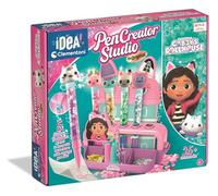 Clementoni |Gabby et la Maison Magique pour Enfants 6+ | Coffret Stylos à Personnaliser | 25 Accessoires | Loisirs Créatifs| Stylos Fonctionnels | Activité Manuelle |PenCreator Studio