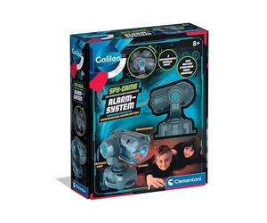 Clementoni Galileo 59477 Système d'alarme Spy avec détecteur de Mouvement, Lampe d'avertissement et sirène pour espions, Agents et détectives - pour Enfants à partir de 8 Ans