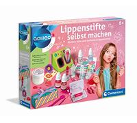 Clementoni Galileo Lab - 59318 - Make Yourself - Boîte d'expérimentation pour Filles - Kit de Soins des lèvres DIY pour Enfants à partir de 8 Ans