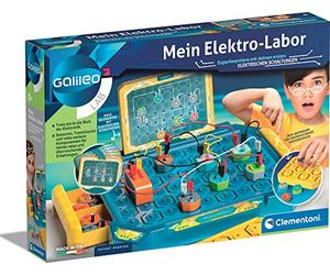 Clementoni Galileo Lab - Mon Laboratoire électrique, boîte d'expérimentation passionnante, kit électronique avec capteurs et Effets Lumineux, pour Enfants à partir de 8 Ans par Clementoni 59292
