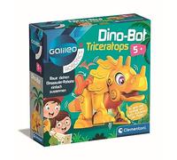 Clementoni Galileo Robotics 59326 DinoBot Triceratops - Kit de modélisation Dinosaure, Robot Jouet pour Enfants à partir de 5 Ans