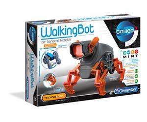 Clementoni Galileo Science 59111 Walkingbot Robot en Cours à Construire soi-même, entrée en électronique et robotique, Science pour explorateurs, Haute Technologie pour Enfants à partir de 8 Ans