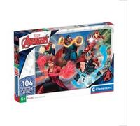 Clementoni Glitter 104 pièces - Avengers, Puzzle