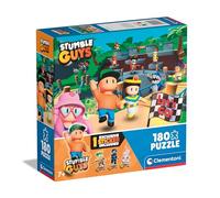 Clementoni Guys-180 Enfants 7 Ans, Puzzle Personnages Jeu Vidéo, Gaming, Made in Italy, 29322, Couleur Stumble Guys 180 Pièces