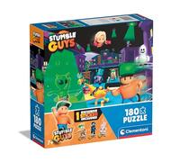Clementoni Guys-180 pièces Enfants 7 Ans, Puzzle Personnages Stumble Guys Jeu vidéo, Gaming, Made in Italy, 29324, Multicolore