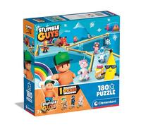 Clementoni Enfants 7 Ans, Puzzle Personnages vidéo, Jeu, fabriqué en Italie, 29323, 180 pièces Stumble Guys
