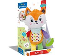 Clementoni - Happy Fox - Peluche Nouveau-Né