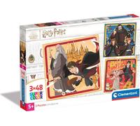 Clementoni Harry Potter Puzzle 3 x 48 pièces - Puzzle 32 x 22 cm pour enfants à partir de 5 ans - Puzzle coloré pour enfants avec une luminosité et une intensité de couleurs particulières 25312