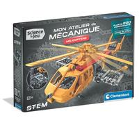 Clementoni - Hélicoptère 8 Ans - Coffret de Construction mécanique Enfant pour Assembler Un Prototype d’hélicoptère, rotors et Engrenages Mobiles, Jeu Scientifique STEM, Jouet éducatif, Cadeau Enfant