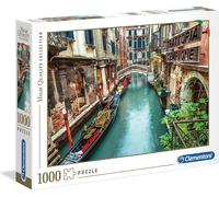 Clementoni - 39458 - Puzzle - 1000 Pièces - Canal de Venise - Jeu de Création et Logique pour Enfants - à Partir de 14 Ans et plus - Collection