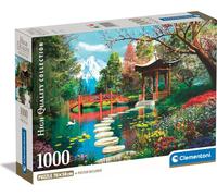 Clementoni High Quality Collection Puzzle + Poster Gardens Of Fuji 1000 Pieces