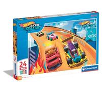 Clementoni Hotwheels Puzzle 24 Maxi pièces, Puzzle Enfant, Fabriqué en Italie, 3 Ans et Plus, Multicolore - 28523