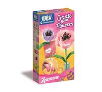 Clementoni Idea - Create your Flowers Anémone Kit créatif pour réaliser 2 anémones en papier crêpe, jeu créatif pour enfants 7+ ans, fabriqué en Italie, 18346