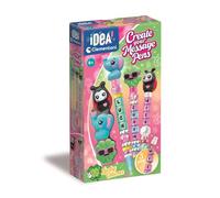 Clementoni Idea - Create Your Message Pens Lucky Charms, Kit créatif pour Enfants 6 Ans et stylos avec Messages Magiques et charmes Porte-Bonheur, 18402
