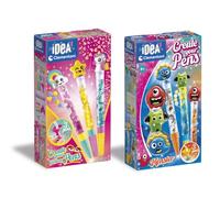 Clementoni Idea - Crée tes Stylos Lot de 6 Fantaisie et Monstres, 84075