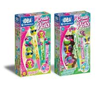 Clementoni Idea - Crée tes Stylos Set de 6 Tropical et Papillons, 83217
