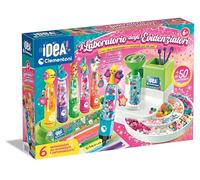 Clementoni Idea - Laboratoire des surligneurs personnalisés, kit créatif pour enfants 6+ ans, avec 50+ accessoires et 6 surligneurs personnalisables, jeu fabriqué en Italie, langue italienne, 18854