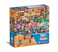 Clementoni Impossible 180 pièces Enfants 7 Ans, Puzzle Personnages Stumble Guys Jeu vidéo, Gaming, Made in Italy, 29321, Multicolore