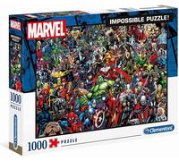 Clementoni - Impossible Puzzle - Marvel (1000 Pièces) Puzzle Super Héros Ironman