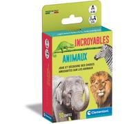 Clementoni Incroyables Animaux - Jeu de cartes éducatif