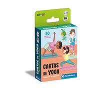 Clementoni Jeu de Cartes de Yoga Drapeaux Famille, Couleur Divers, 14,5 cm, 55443