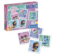 Clementoni – Jouet éducatif Memo Gabby's Dollhouse 48 tuiles – 3-5 ans – Fabriqué en Italie