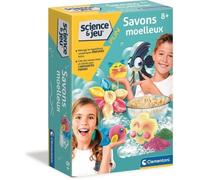 Clementoni Jeu de science Création de savons moelleux – Ingrédients et ustensiles inclus – Dès 8 ans