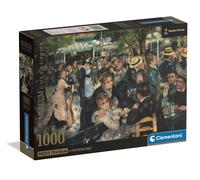 Clementoni Puzzle 1000 pièces Compact – Renoir : Bal du Moulin