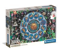 Clementoni Puzzle pour adultes HQC Astrological Chart 1000 pièces Compact Box 39937