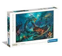 Clementoni Jigsaw Puzzle Collection - The Underwater Battle 3000 Pieces - Puzzle