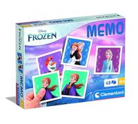 Clementoni Jouet Éducatif Memo Pocket Disney Frozen 48 Tiles - pour Enfants 4-6 Ans, Fabriqué en Italie, 18314