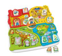 Clementoni, Jouet éducatif Puzzle La ferme des animaux effets sonores et lumineux, Coloré