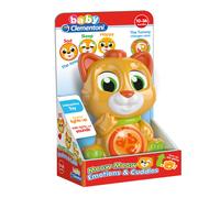 Clementoni - Jouet Interactif Bébé en Forme de Chat Orange - Éveil et Sons pour Enfants de 10 à 36 Mois - Unisexe