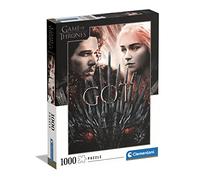 Clementoni Juego de Tronos 1000pzs Does Not Apply Game of Thrones 1000 pièces, Fantaisie, Film, Puzzle Netflix, Divertissement pour Adulte-fabriqué en Italie, 39651, Multicolore, Medium